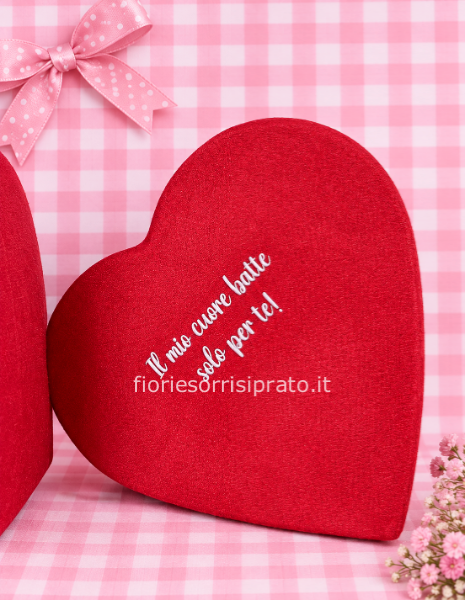 SCATOLA CUORE PERSONALIZZATA