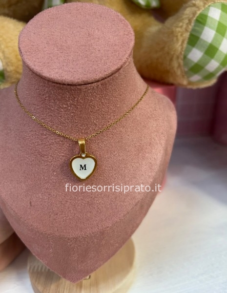 COLLANA LETTERA CUORICINO